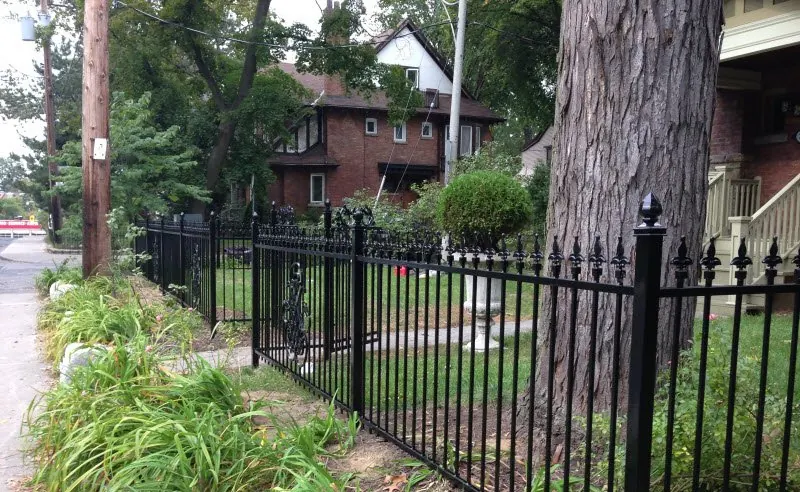 Wrought iron fence Whitby