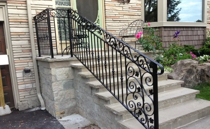 Exterior iron railing Pickering