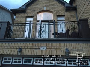 Balcony iron railings toronto