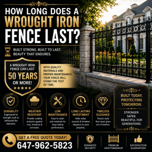 Elegant wrought iron fences Elegant wrought iron fences